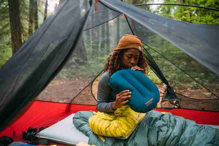 Camping Pillow blow up Camping Pillow