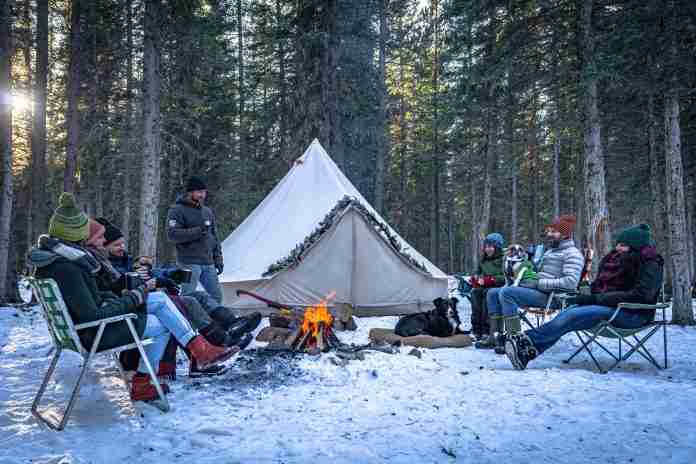 winter camping