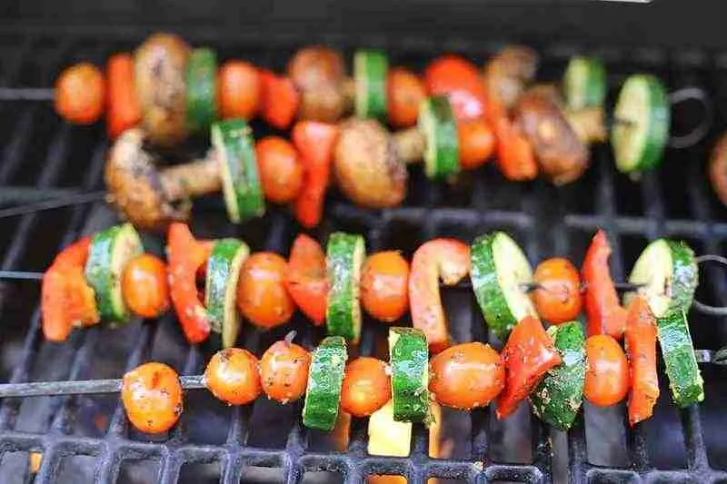 Tasty Grilled Vegetable Suggestions For Your Next Camping Expedition 2 vegetable skewers grill copy
