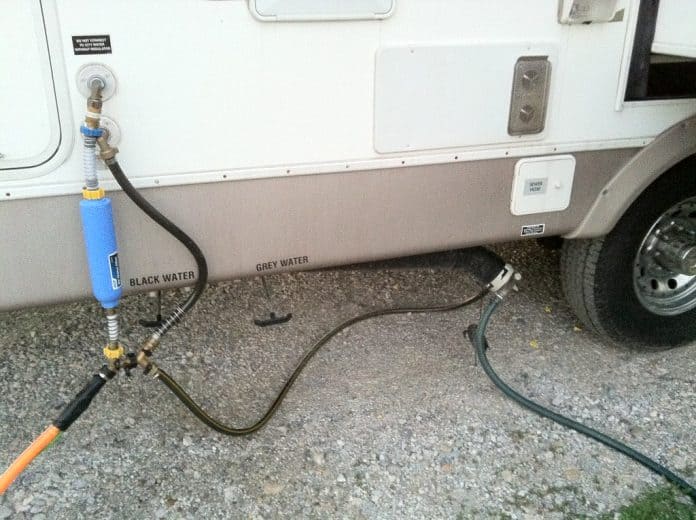 Water filter for RV,