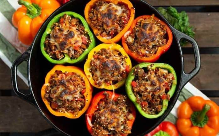 campfire stuffed peppers
