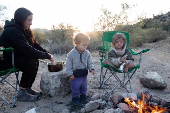 camping with kids