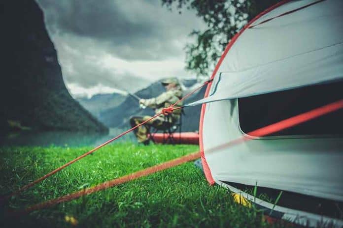 fishing and camping fly fishing